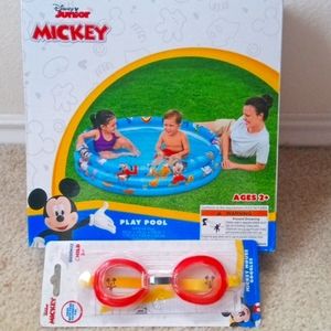 Disney Junior Mickey Play Pool w/ Goggles